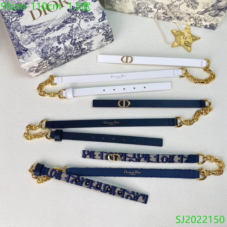 Dior belt 15mmX95-110cm 7D02